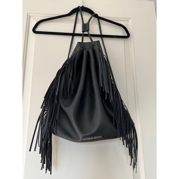 Victoria’s SECRET FRINGE FAUX LEATHER BACKPACK - Picture 1 of 4